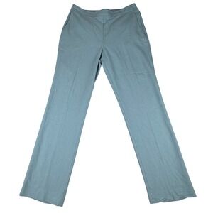 Ann Taylor Curvy Fit High Rise Straight Leg Trousers Light Blue Size 8-RareColor